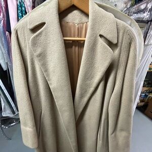 Beige Cashmere Women's Winter Coat